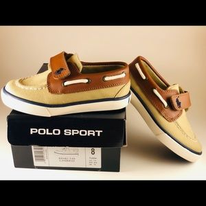 "Brand New" Polo Toddler Boat Shoes Size 8